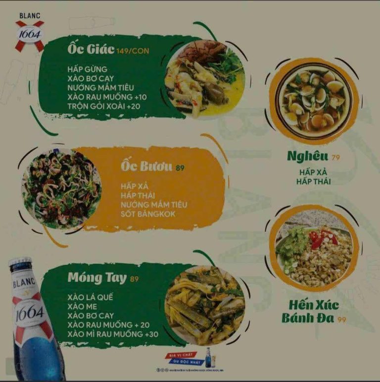 Menu 8191 81&91 Thủ Dầu Một có gì ngon? Xem ngay menu chi tiết đồ ăn và bia hot ...