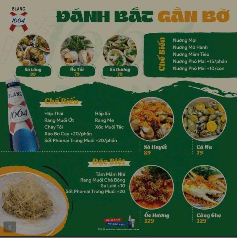 Menu 8191 81&91 Thủ Dầu Một có gì ngon? Xem ngay menu chi tiết đồ ăn và bia hot ...
